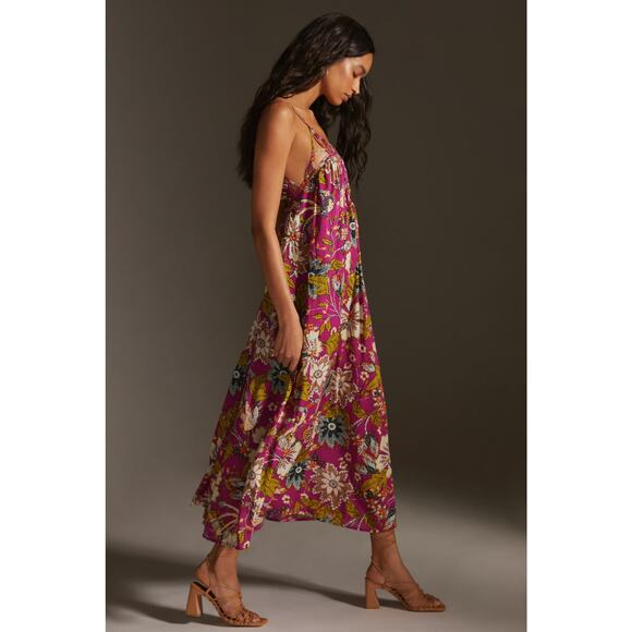 Anthropologie Drama Beach Midi Dress Multicolor Size L - Picture 2 of 15